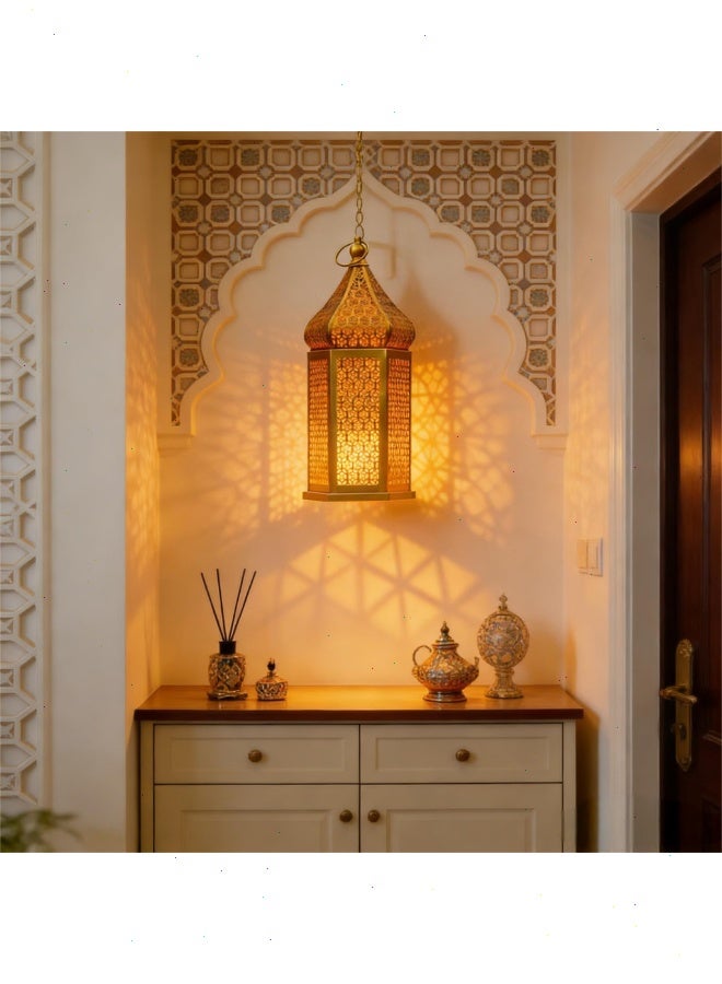 فانوس رمضان LED: أضواء رمضان مقاومة للماء تعمل بالبطارية – زينة رمضان أنيقة لمنزل عيد مبارك - Image 4